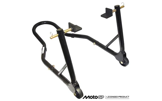 Motogp Rear Paddock Stand With Round Tubing - Black