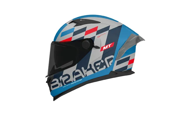 Mt Braker Foster C7 Matt Motorcycle Helmet Blue - L
