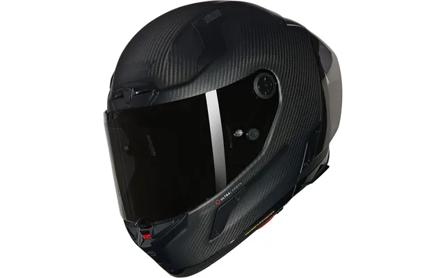 Nolan X-804 Rs Ultra Carbon Puro Motorcycle Helmet - Matt Carbon Silver