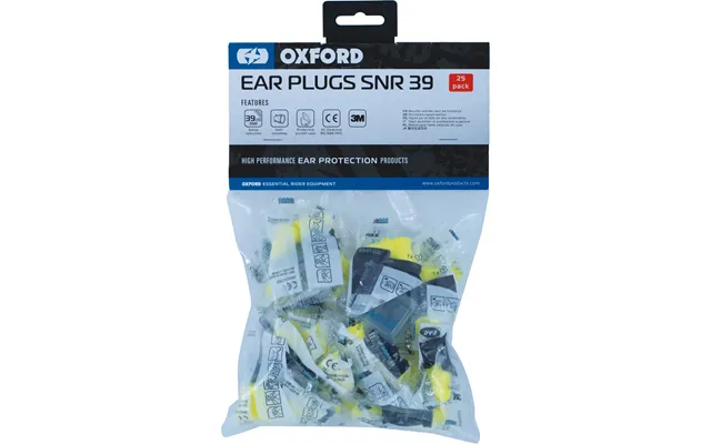 Oxford Ear Plugs Snr39 25 Pack