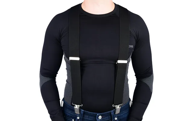 Oxford Riggers Extra Strong Trouser Braces - Black