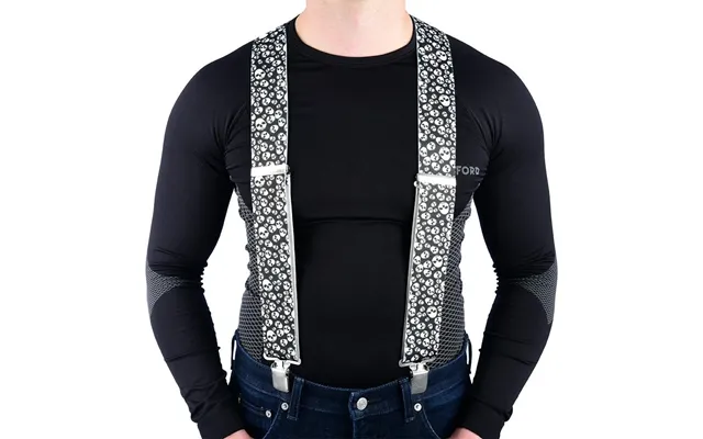Oxford Riggers Extra Strong Trouser Braces - Skulls