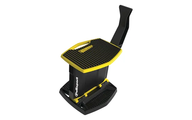 Polisport Foldable Pit Lift Jack Up Paddock Stand - Black Yellow
