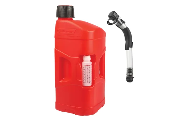 Polisport Pro-octane Fuel Can With Fill Hose - 20l With 250ml Oil Mixer