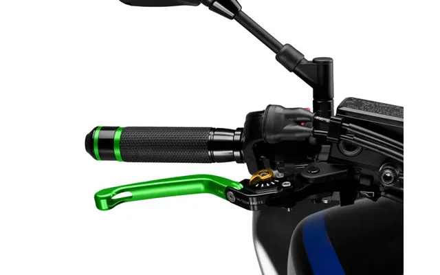 Puig Folding V3 Brake Lever For Ducati 1098 2007-2008 - Green With Gold Selector