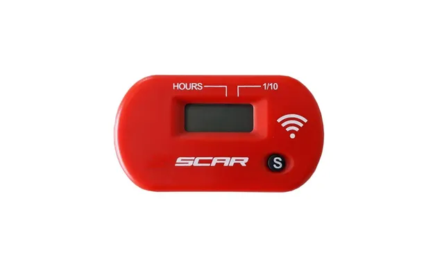 Scar Wireless Vibration Hour Meter - Red