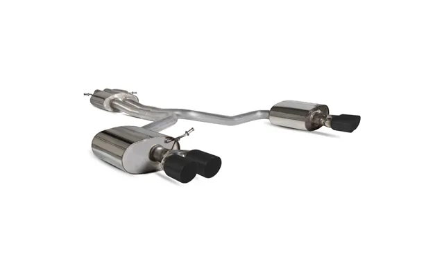 Scorpion Exhaust Half System Quad Daytona Blk - Audi S4 3.0 Tfsi V6 Quattro & Avant B8 & B8