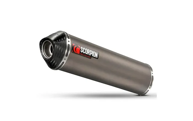 Scorpion Factory Satin Titanium Oval Exhaust Carbon Outlet Triumph Sprint St 955i Sprint Rs 98-05