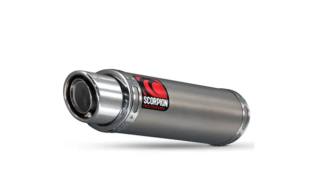 Scorpion Stealth Satin Titanium Oval Exhaust For Honda Cbr 600 Rr 2007-2012