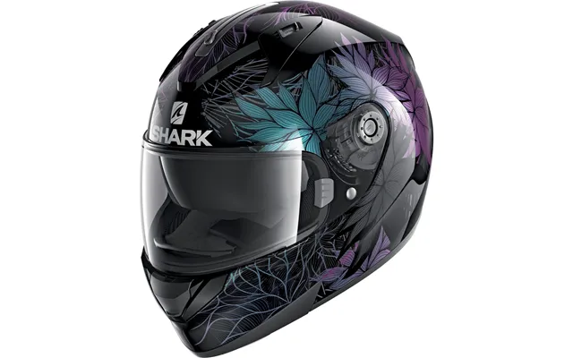 Shark Ridill Nelum Motorcycle Helmet - Black Pearl 57-58cm M