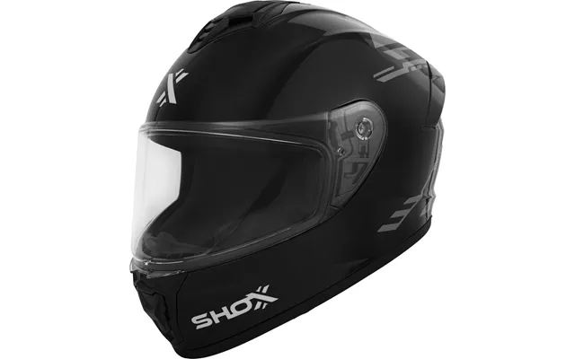 Shox Command Cyber-x Ece R22.06 Motorcycle Helmet - Black Grey 63-64cm