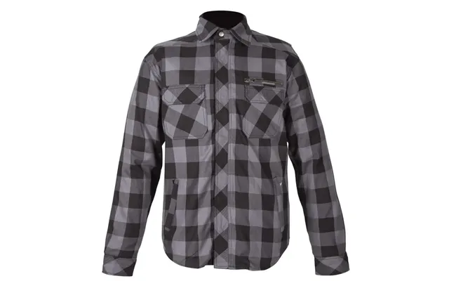 Spada Maine Ce Check Riding Shirt Black & Grey - 4xl