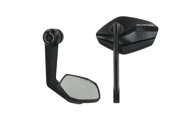 Sw Motech Mirror End Bars For Kawasaki Z 650 2017-2024 - Anodized Black