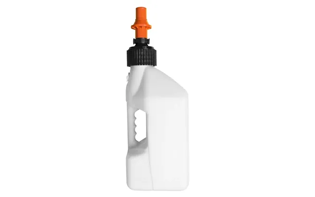 Tuff Jug 10 Litre Fast Fill Fuel Can With Ripper Cap - White Orange