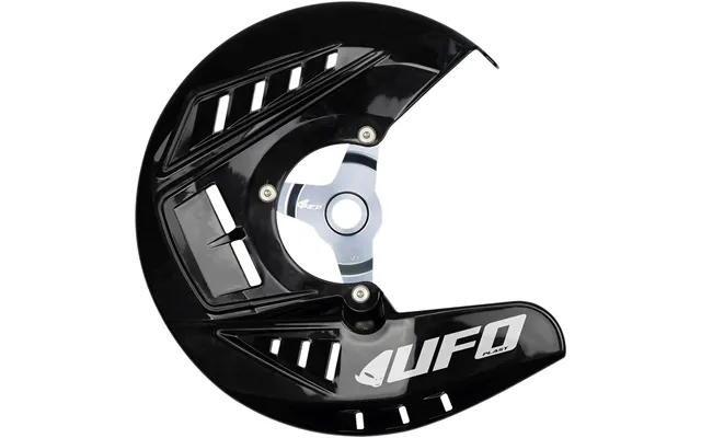 Ufo Front Brake Disc Protector For Honda Crf250r 2013-2018 - Black