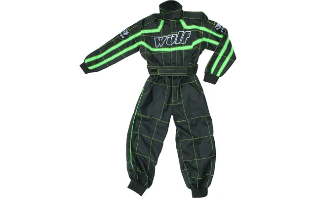 Wulf Youth Motocross Race Suit - Black Green M