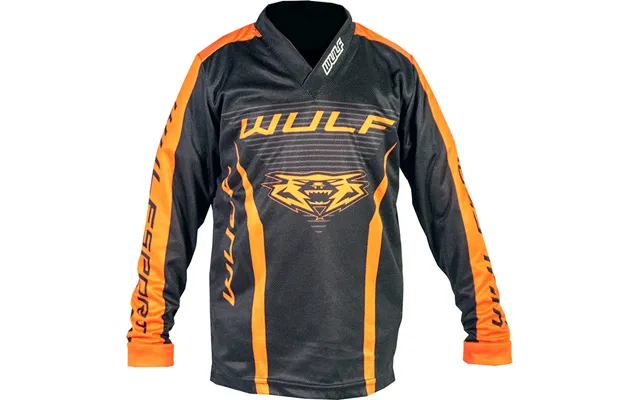 Wulfsport 2023 Kids Linear Motocross Jersey - Orange 11-13 Years