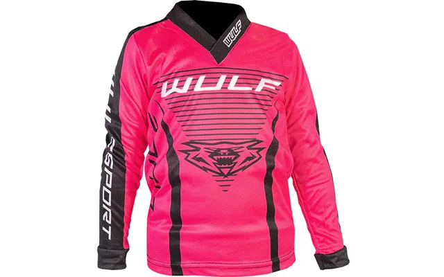 Wulfsport 2023 Kids Linear Motocross Jersey - Pink 11-13 Years