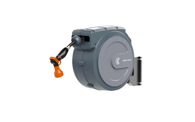 Giraffe Tools Retractable Hose Reel-90ft - 5 8 In Metal Bracket