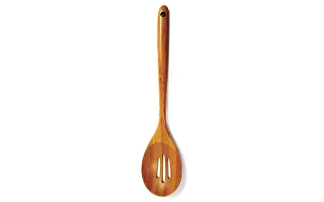 12 Bamboo Slotted Spoon