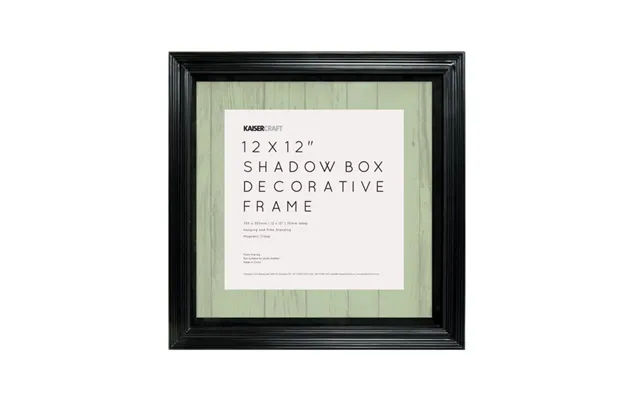 12x12 Black Shadow Box Frame