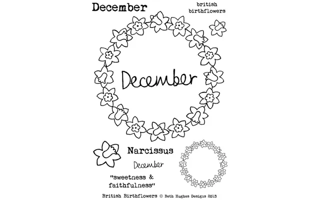 Bh British Birth Flowers December