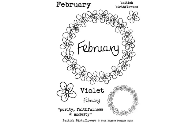 Bh British Birth Flowers February