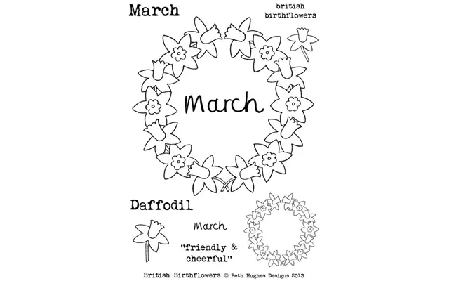 Bh British Birth Flowers March