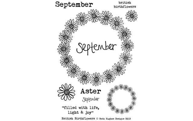 Bh British Birth Flowers September