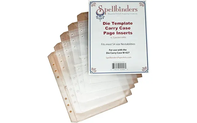 Carry Case Page Inserts