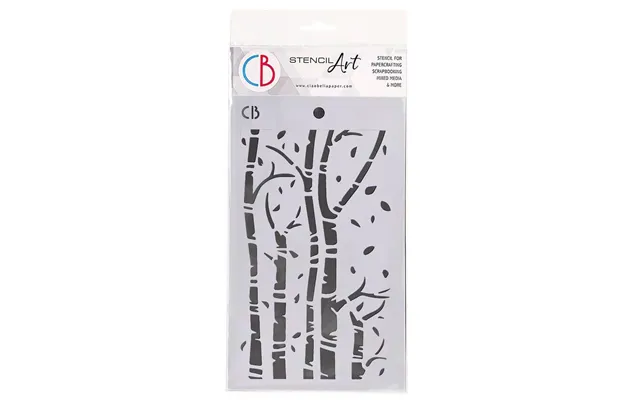 Ciao Bella Texture Stencil 5incx8inc Birch Trees