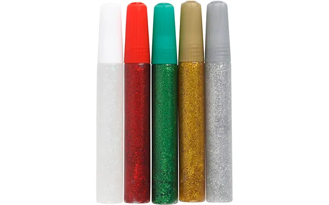 Creativ Glitter Glue Pens 5pk - Christmas Colours