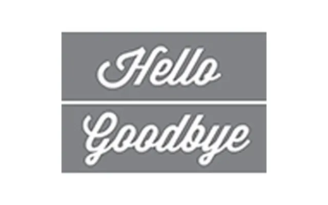 Decoart Hello Script 6 X18 2 Pack Stencils