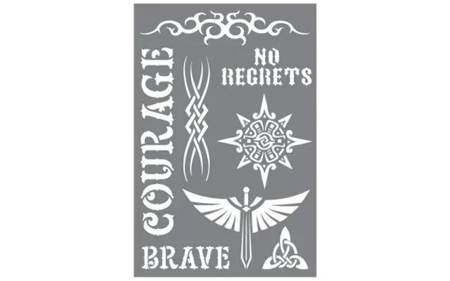 Decoart Strength Stencil