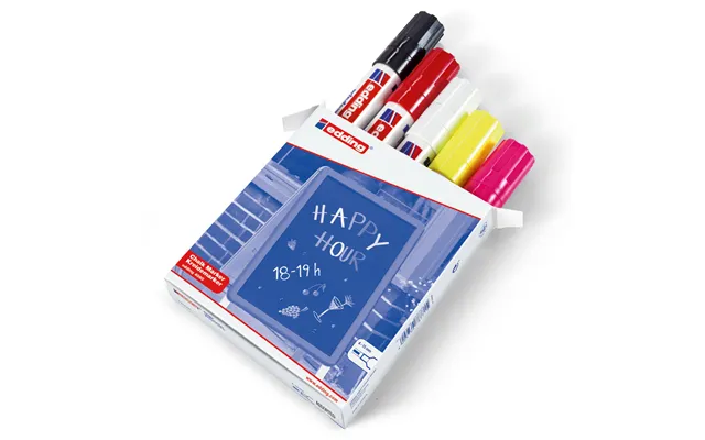 Edding 4090 Chalk Box Of 5 Assorted 001 002 049 065 069