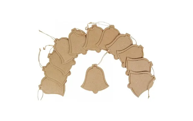 Flat Ornament Bell Pack Of 12