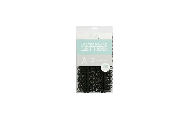 Letter Board 1 Black 188pcs
