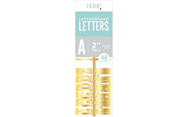 Letterboard 2 Gold 148pcs