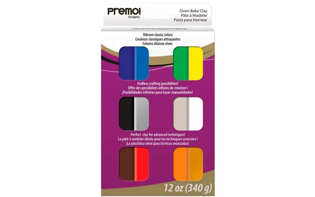 Sculpey Premo Multi Pack 12 X 1oz Classics