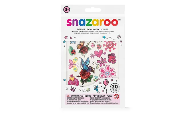 Snazaroo - 20 Temporary Tattoos