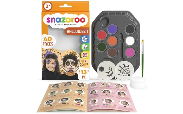 Snazaroo Halloween Characters Face Painting Kit