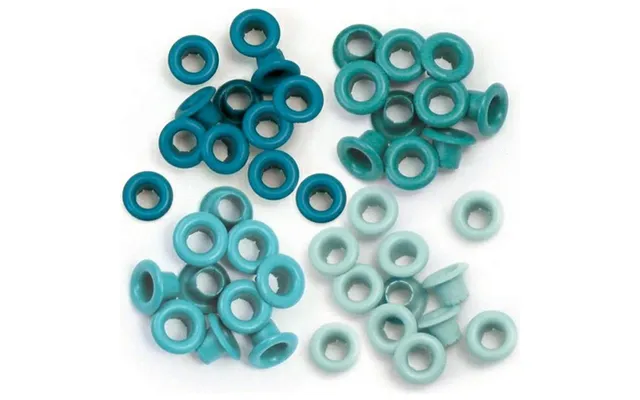 Standard Eyelets Aluminium Aqua Sold In Singles