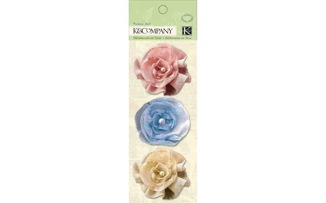 Wc Organza Floral Fabric Art