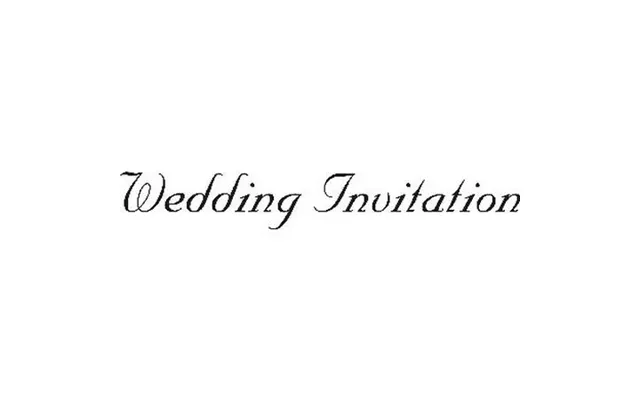 Wedding Invitation