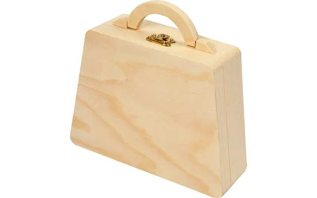 Wooden Bag With Handle And Clasp. product image