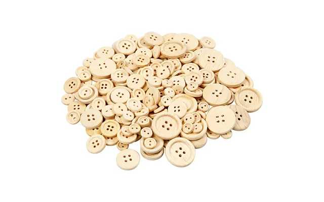Wooden Buttons - Dia. 8 11 15 18 23 Mm