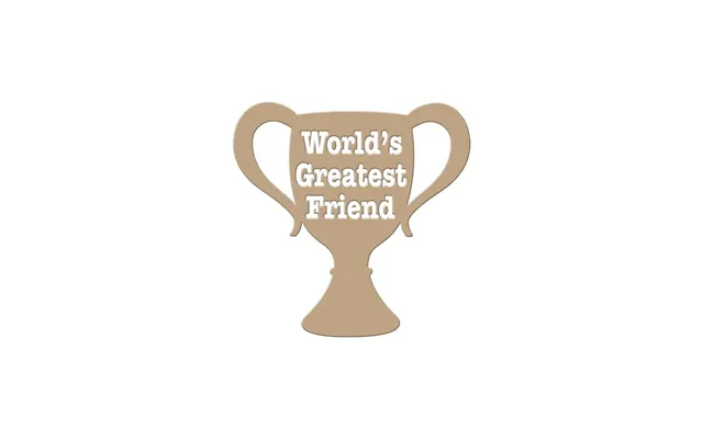 Worlds Greatest Friend Glimmer Plate