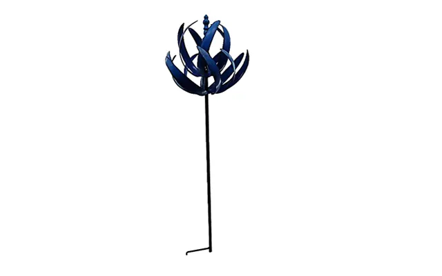 1 - 2 Or 3 Wind Spinning Blue Metal Garden Ornaments