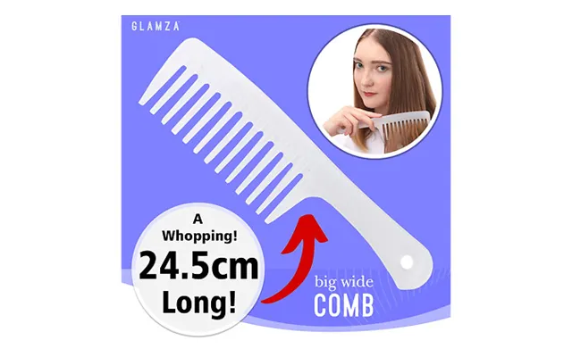 1 Or 2 Large Wide Travel Comb Brush - 2 Colours product image