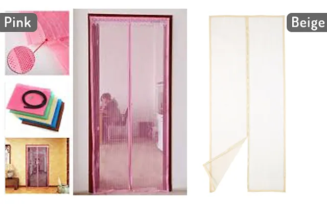 1 Or 2 Magic Mesh Door Curtain - Keep Bugs Out